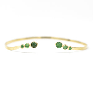 The Missing Link Emerald Cuff Bracelet
