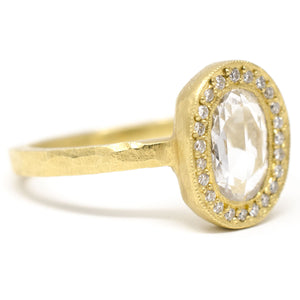Lux Plus Oval Rose Cut Diamond Ring