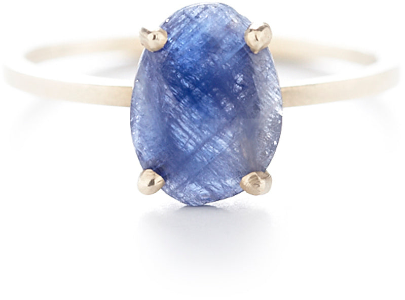 Rustic Blue Sapphire Ring