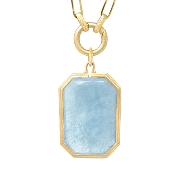 Sojourn Aquamarine Emerald cut Charm