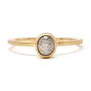 Oval Diamond Embrace Ring