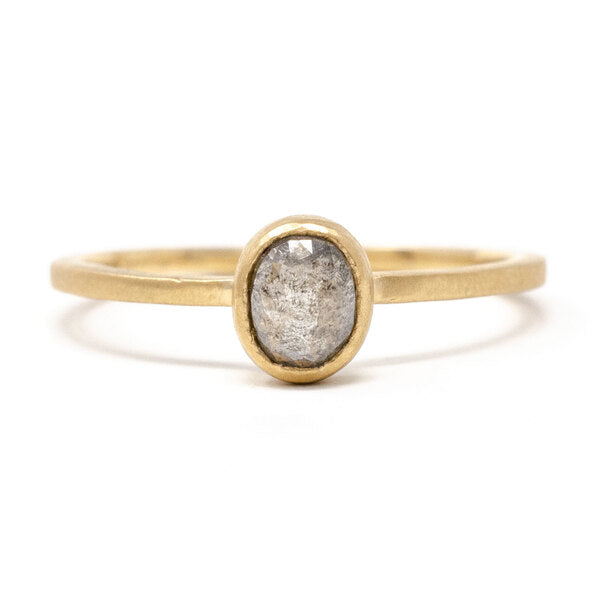 Oval Diamond Embrace Ring