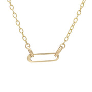 Medium Cable Twist Chain with Paperclip Spring Bale_18"