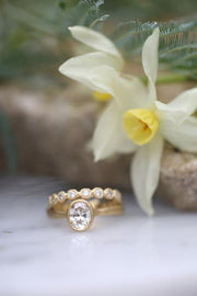 Etruscan Oval Cut Diamond Ring_MNT