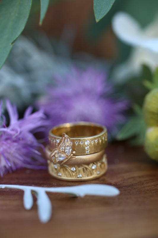 Perching Butterfly Ring
