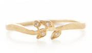 Vine Diamond Petal Ring