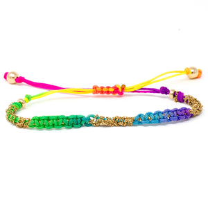 One Path Bracelet Rainbow