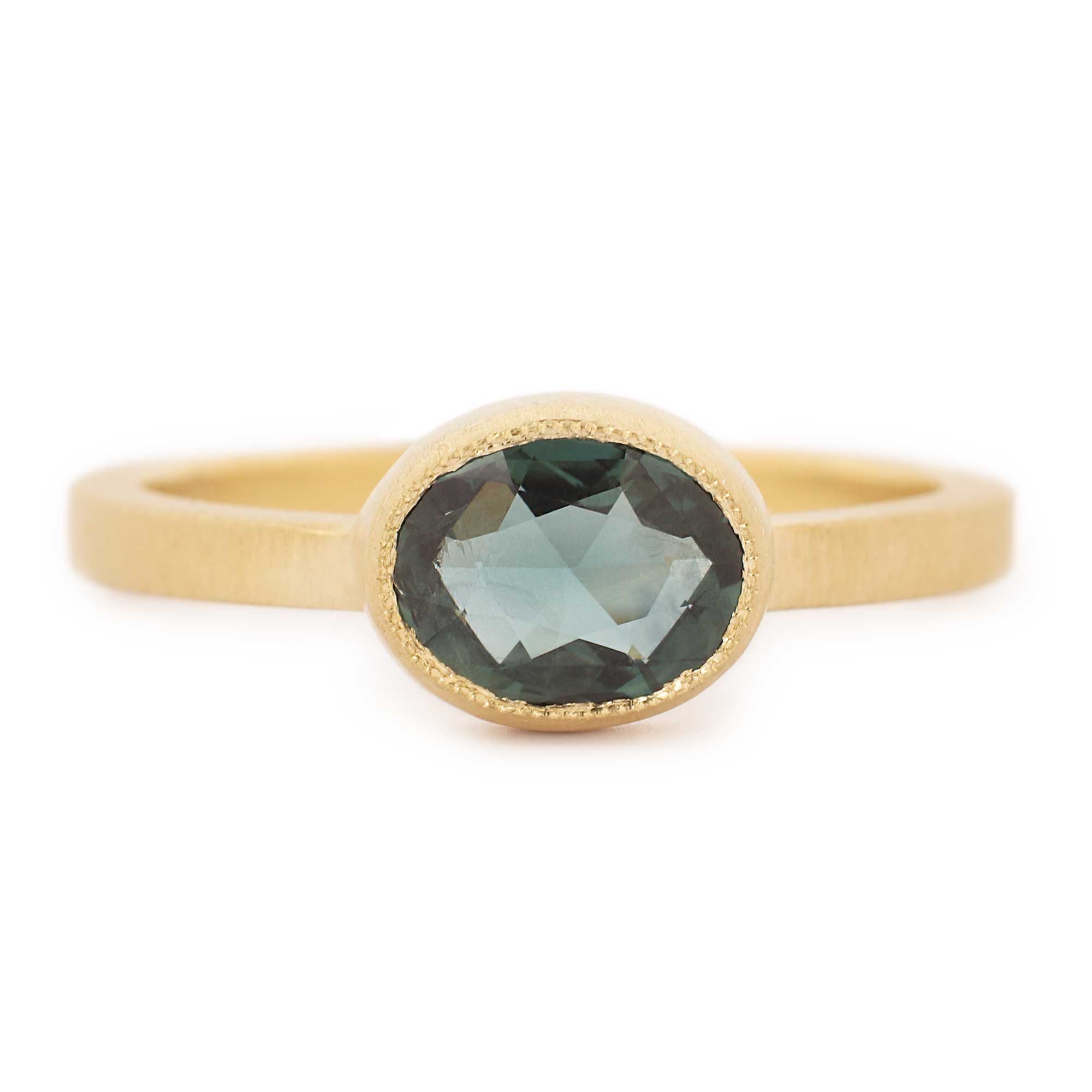 Jennifer Dawes Green Sapphire Dream Scape Ring
