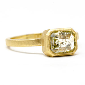 The Green Diamond Mirror Ring
