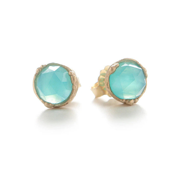 Aztec Tears Opal Stud Earrings