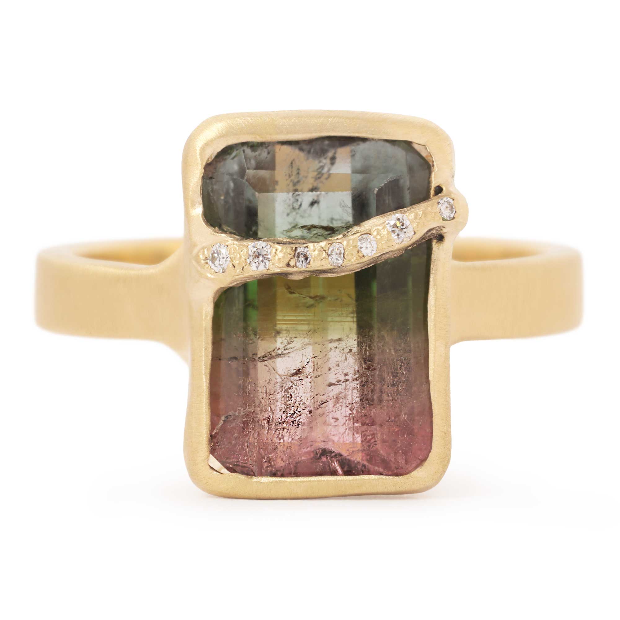 Jennifer Dawes Watermelon Fault Line Dream Ring