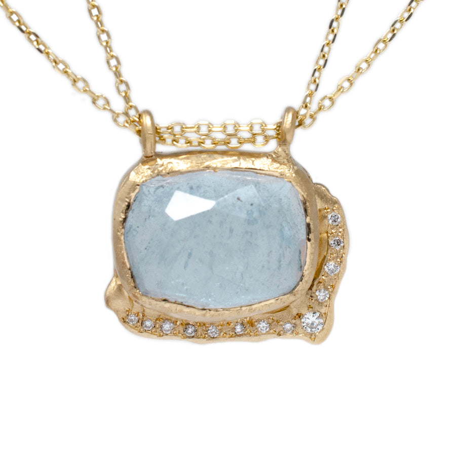 Melting Ice Goshenite Necklace