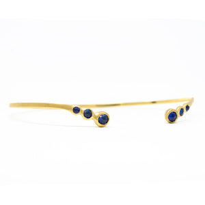 The Missing Link Sapphire Cuff Bracelet