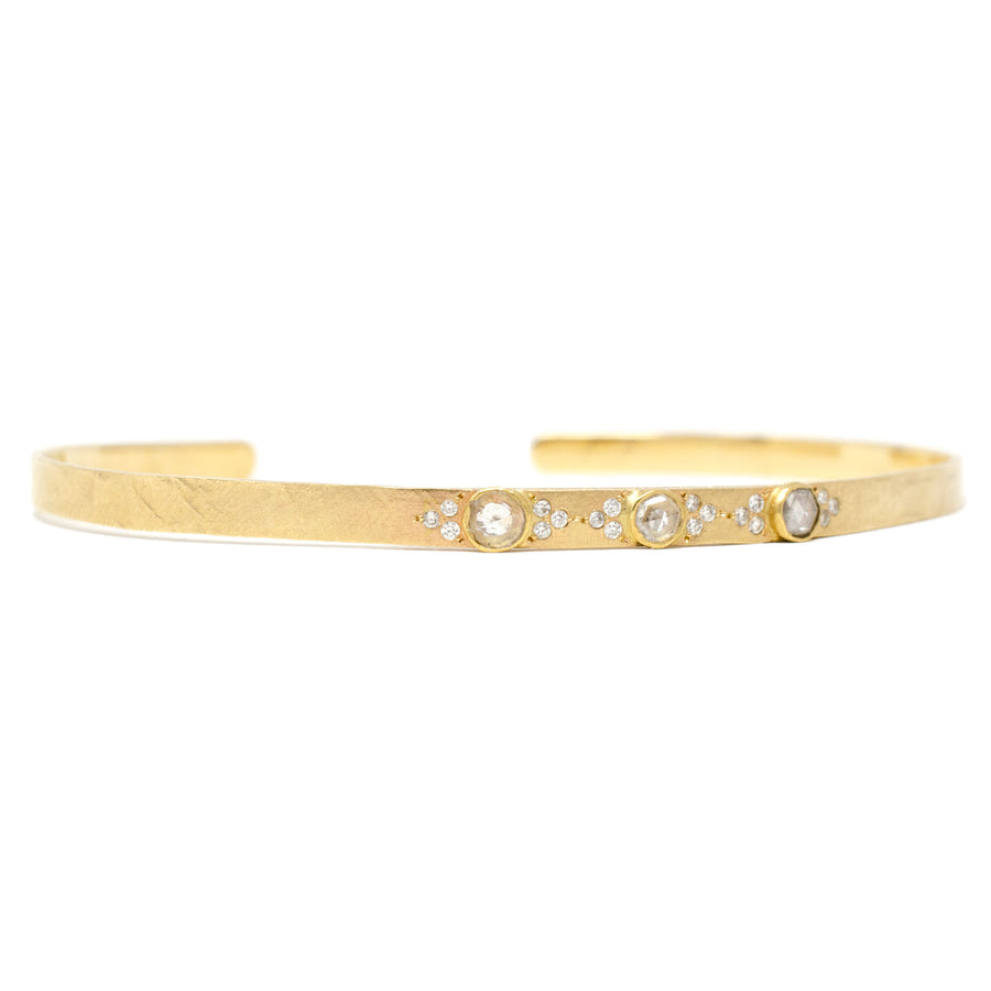 Liberated Diamond Cuff Bracelet
