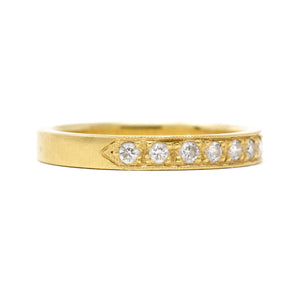 Classic Milgrain Diamond Band 3/4
