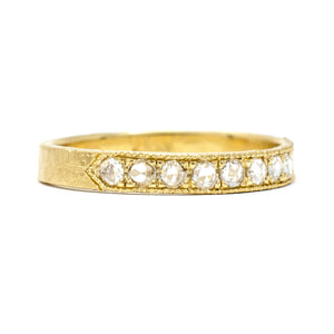 Classic Milgrain Rose Cut Eternity Band