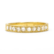 Classic Milgrain Rose Cut Eternity Band