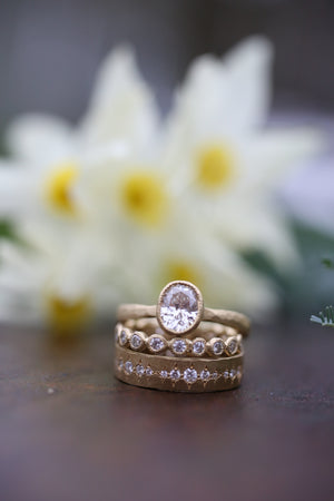 Trace Element Diamond Ring