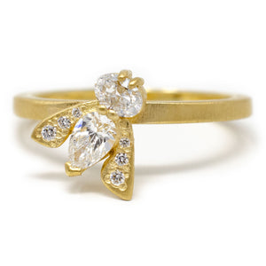 Diamond Bee Ring