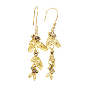 Vine Leaf Dangle Earrings