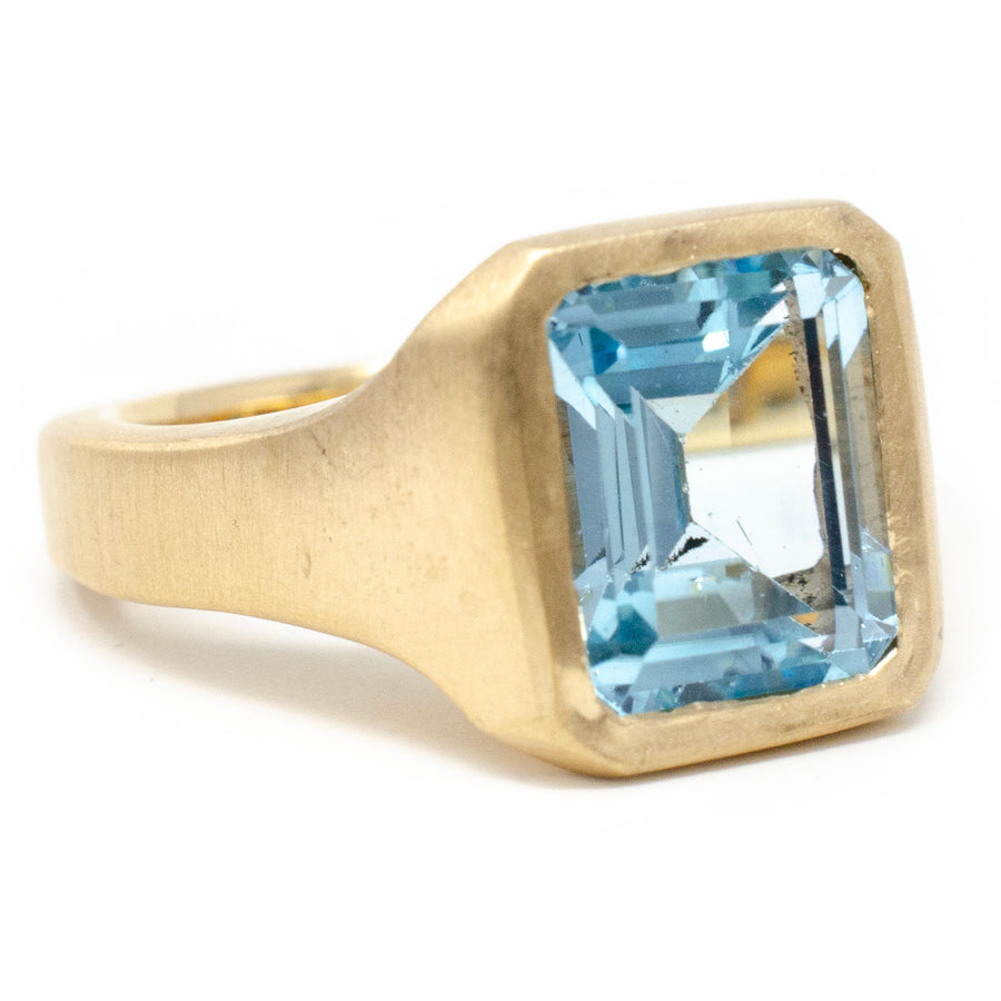 Emerald Cut Vortex Ring