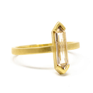 Pointedly Beautiful Hexagon Diamond Ring