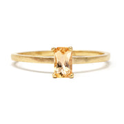 Stacking Radiant Imperial Topaz Ring