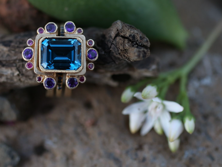 Beads of Joy Amethyst Ruby Jackets