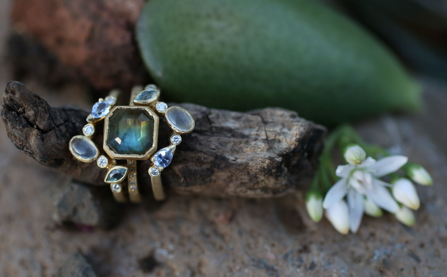 Asymmetrical Blues Jacket