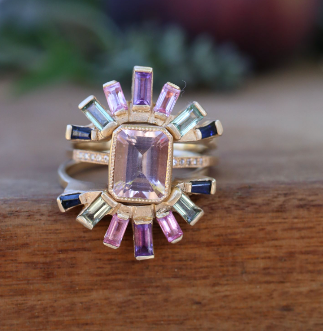 Sunsets of Joy Amethyst Sapphire Jackets