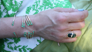 The Missing Link Emerald Cuff Bracelet