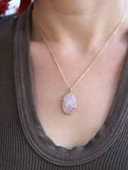 Fault Line Morganite Necklace