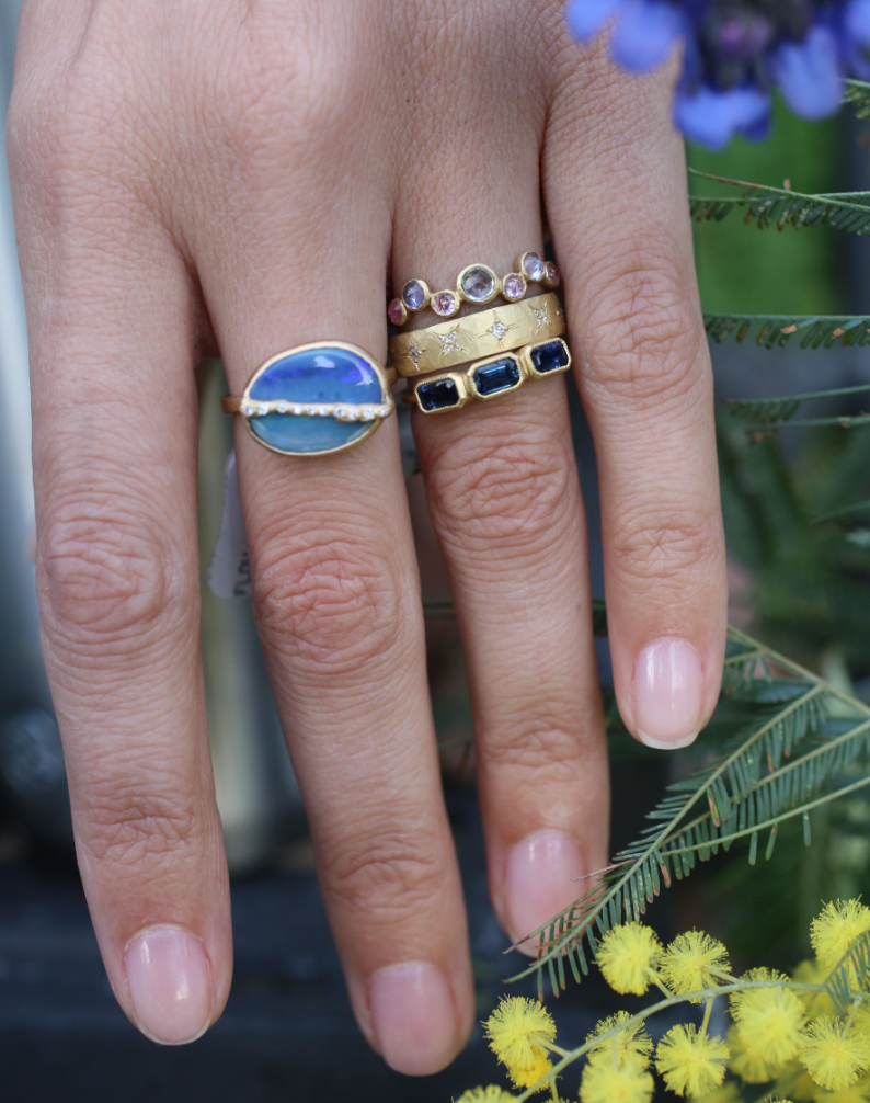 Seven Wishes Confetti Ring