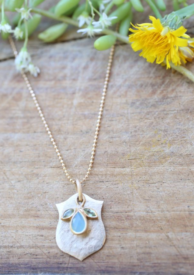 Clan Crest Posy Dog Tag Necklace