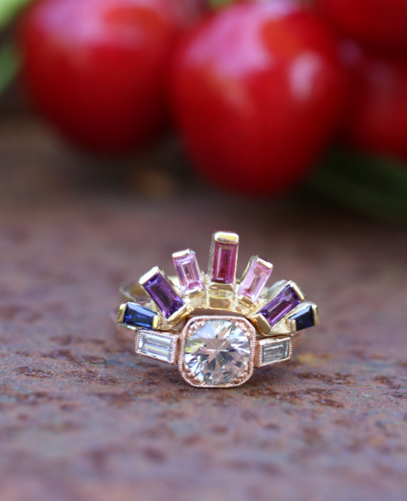 Sunsets of Joy Amethyst Sapphire Jackets