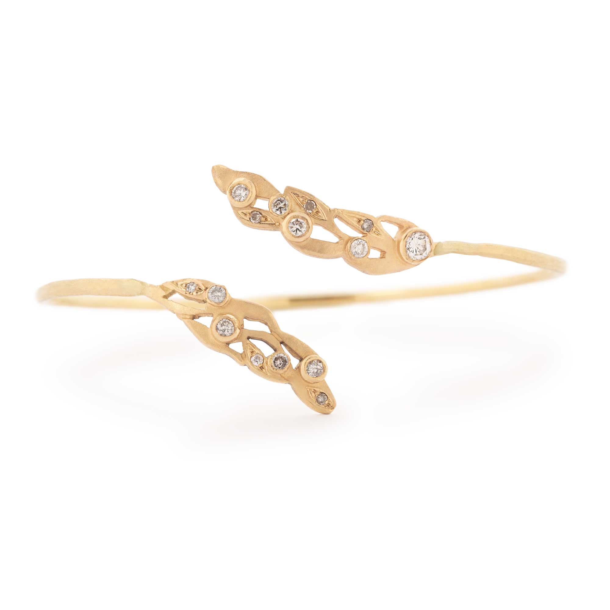 Jennifer Dawes Vine Frond Diamond Cuff Bracelet