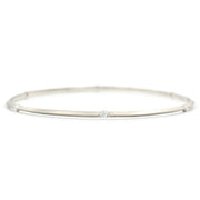Bevel Diamond Bangle Bracelet