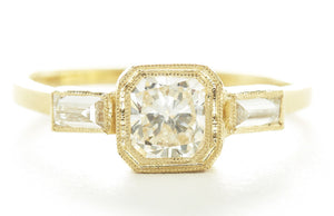 Blockette Three Diamond Ring