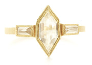 Blockette Hexagon Diamond Ring