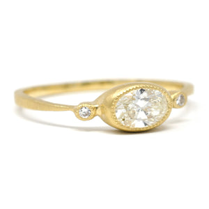 The Stars Aligned Dainty Oval Ring