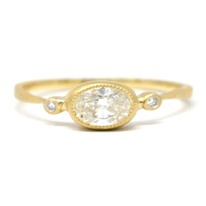 The Stars Aligned Dainty Oval Ring