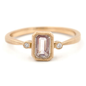 Perfectly Poised Emerald Cut Diamond Ring
