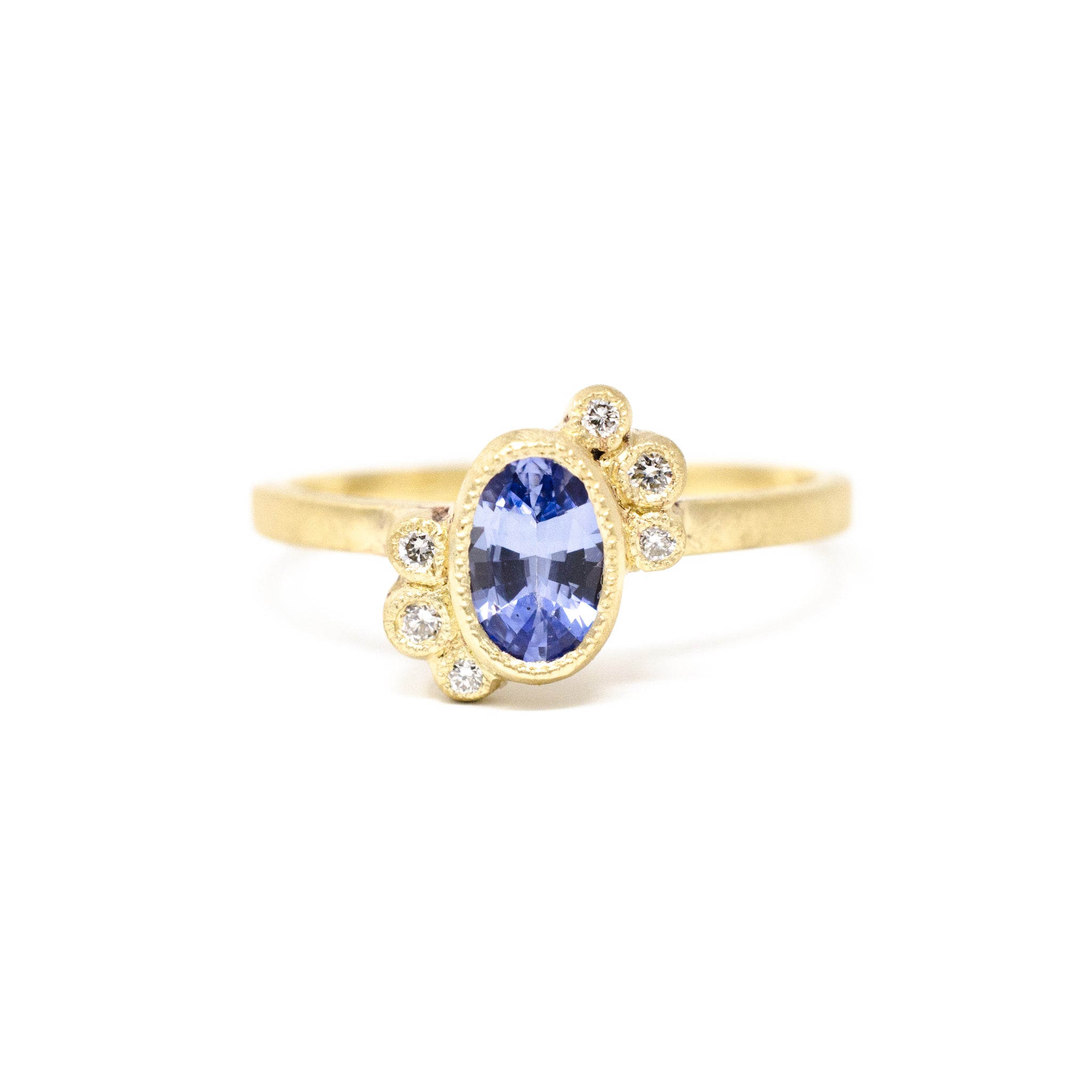 Majestic 22K Gold 7.5CT Blue Sapphire Ring – Andaaz Jewelers