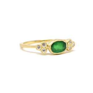 Constellation Oval Emerald Ring