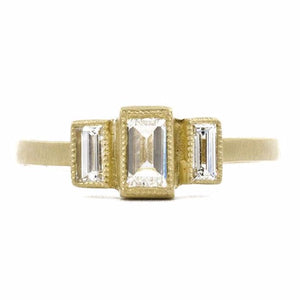 Alter to the Soul Emerald Cut Diamond Ring