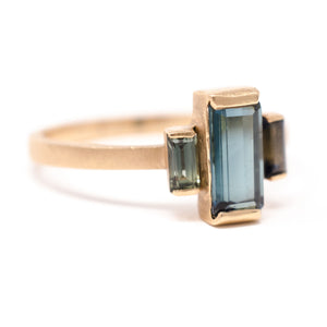Inspired Indicolite Green Sapphire Ring