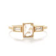 Blockette Large Baguette Three Stone Ring