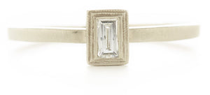 Blockette Diamond Baguette Ring Small