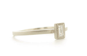 Blockette Diamond Baguette Ring Small