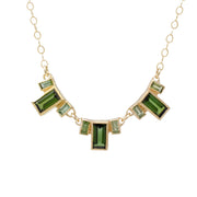 Divine Trinity Green Necklace